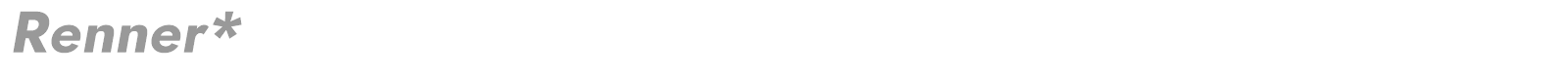 Renner* font preview